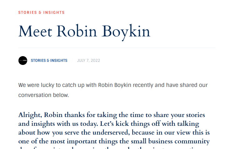 Robin's Interview with Canvas Rebel