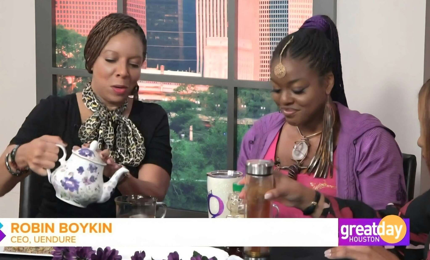 Great Day Houston Segment with Queen Cora