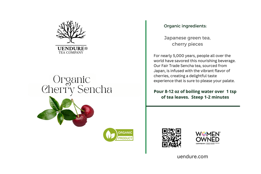 
                  
                    Cherry Sencha Loose Leaf Green Tea  - Organic
                  
                