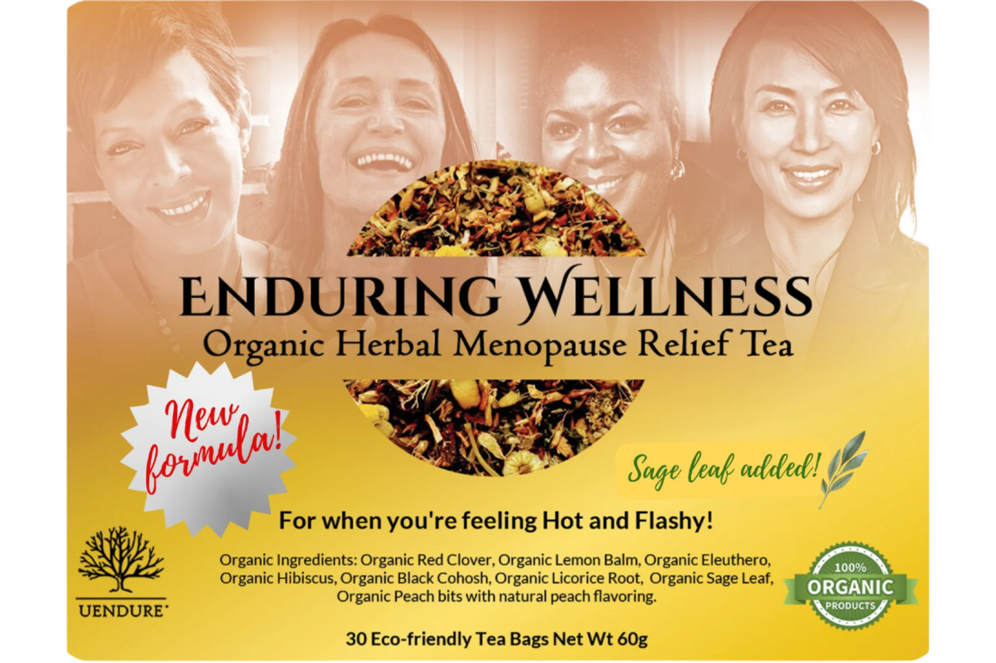 menopause label new formula with sage leaf added