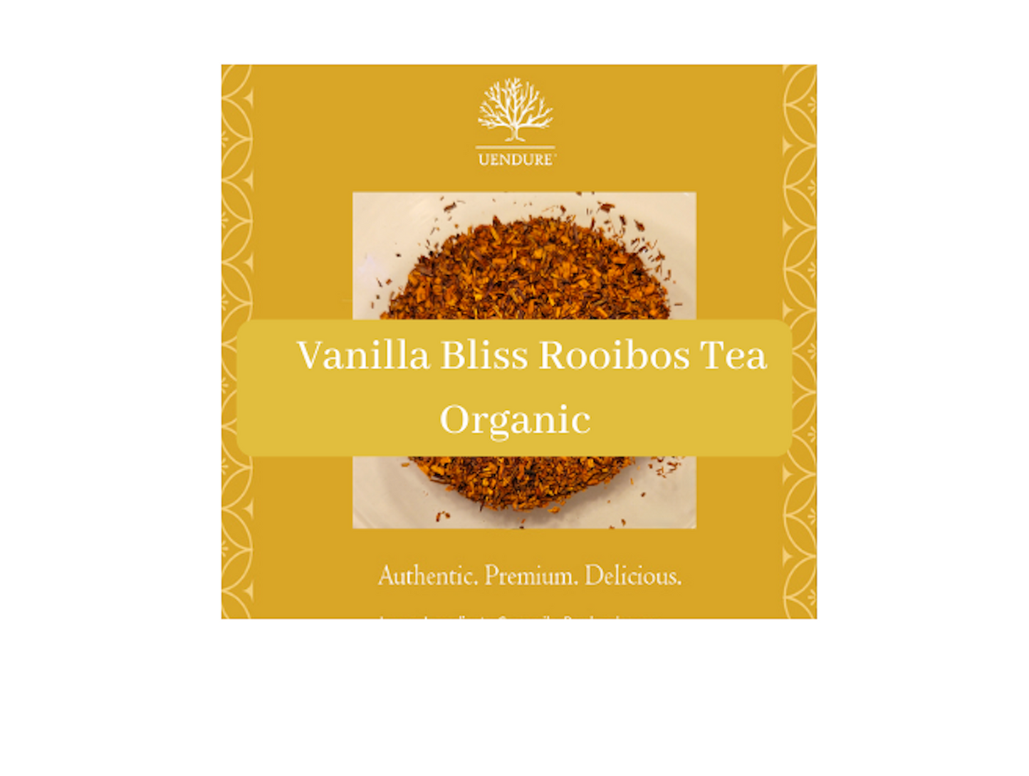 vanilla rooibos tea organic uendure