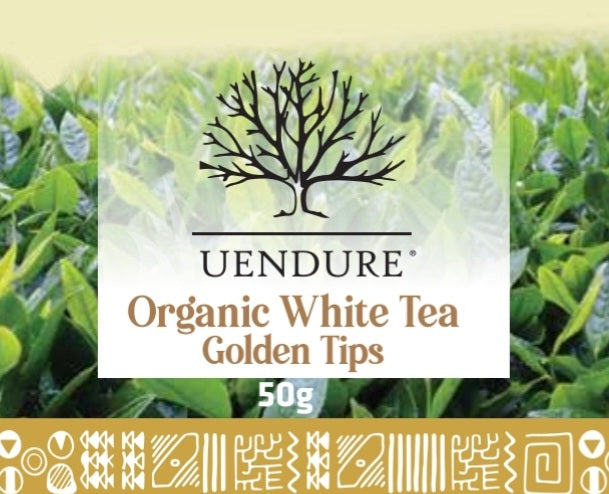 
                  
                    White Tea Golden Tips -  Premium Organic Kenyan Loose Leaf 50 grams
                  
                
