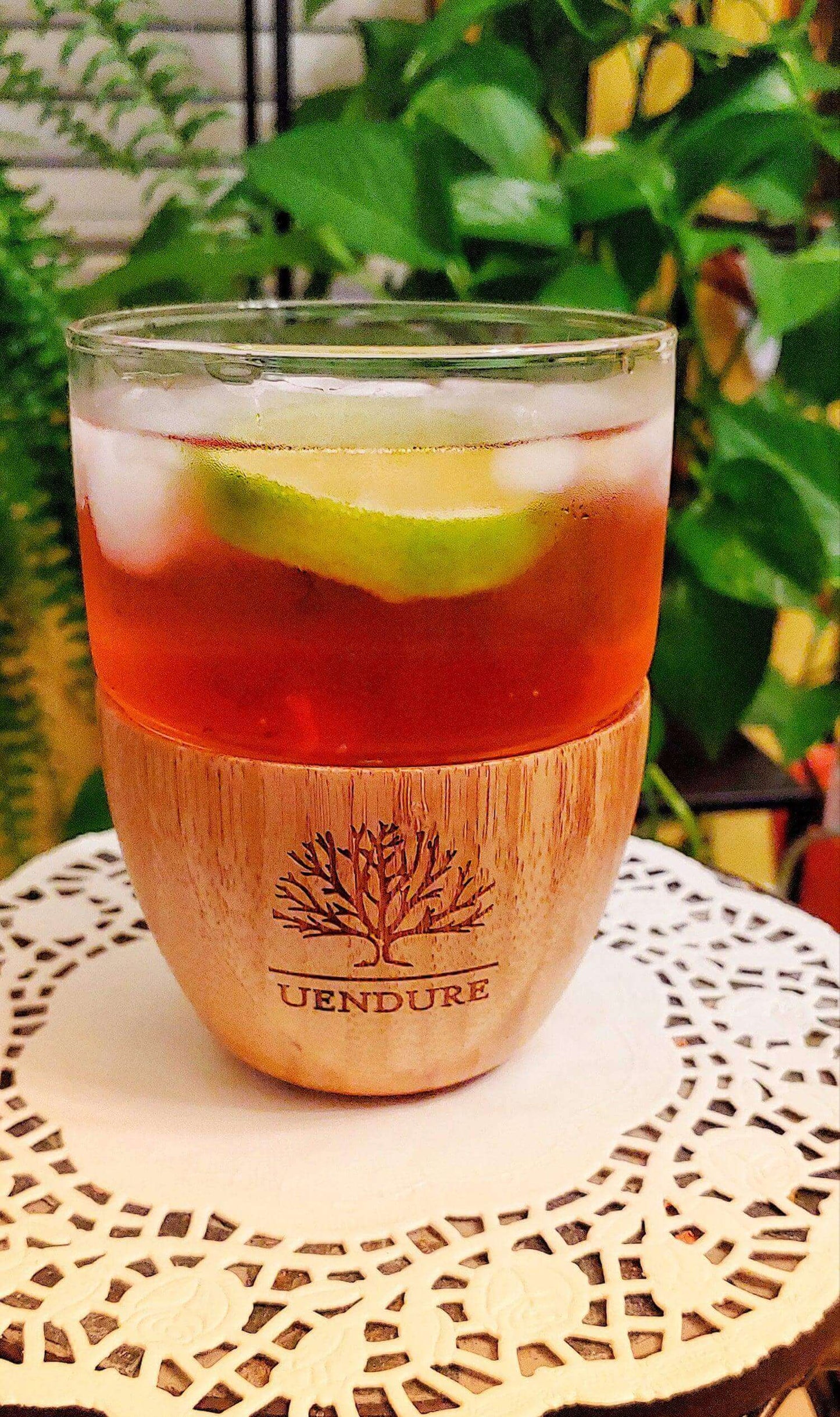 UENDURE Eco-Friendly Bamboo & Glass Tumbler - UENDURE TEA CO.