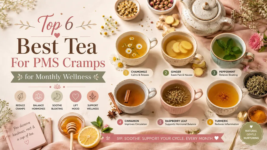 Top 6 Best Tea For PMS Cramps for Monthly Wellness