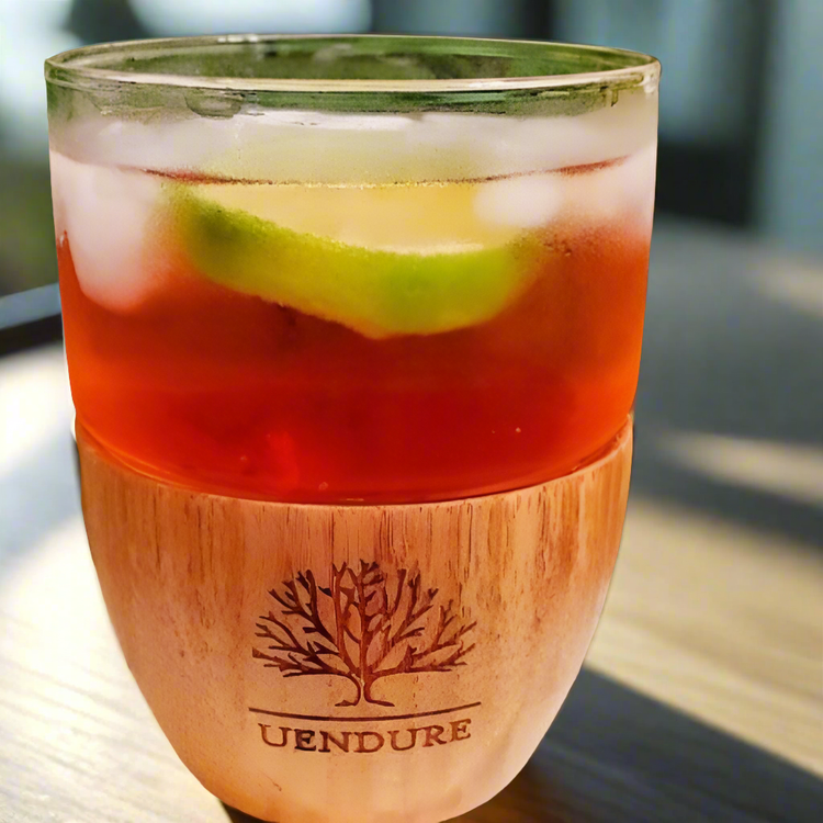 
                    
                      bamboo and glass tumbler
                    
                  