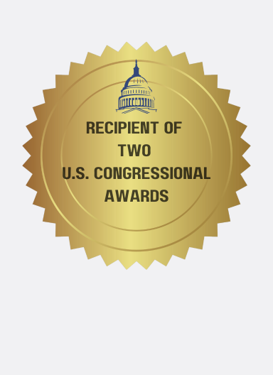 RECIPIENT OF US CONGRESSIONAL AWARDS