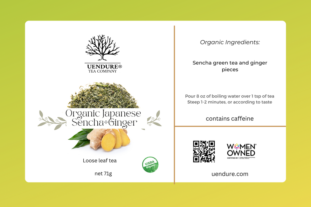 
                  
                    Sencha+Ginger Green Tea - Organic
                  
                
