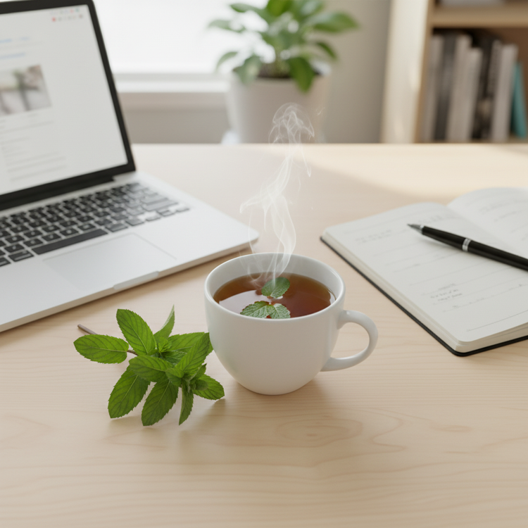 
                    
                      Customer desk flat lay
                    
                  