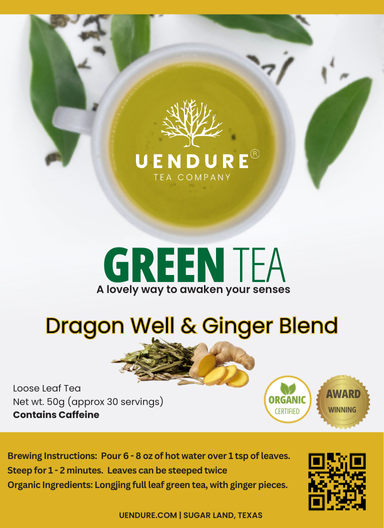 
                    
                      Dragon Well w Ginger
                    
                  