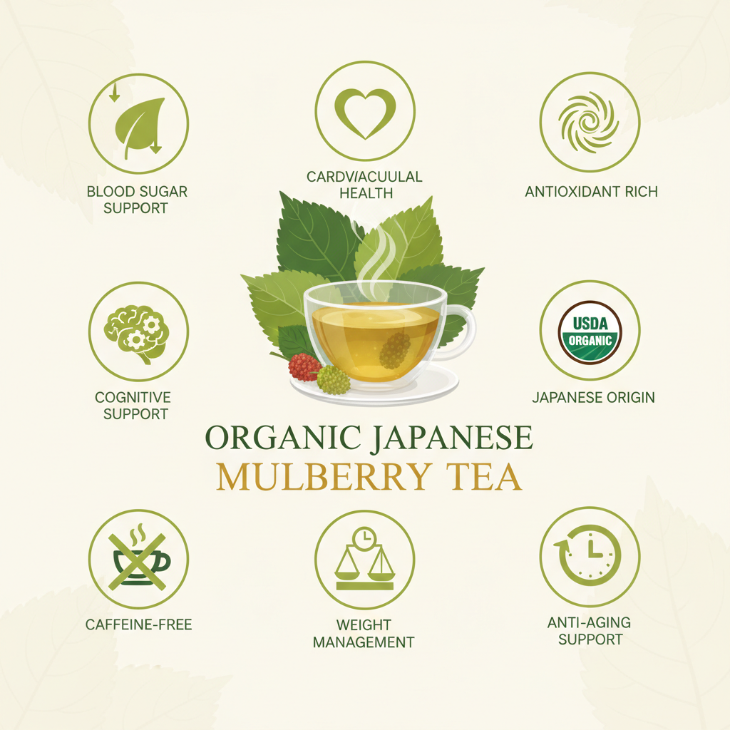 Mulberry Tea Benefits Infographic