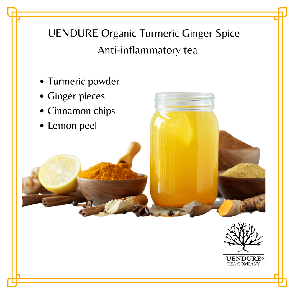 
                  
                    ALL NEW! Turmeric Ginger Spice Anti-Inflammatory Tea - Organic
                  
                