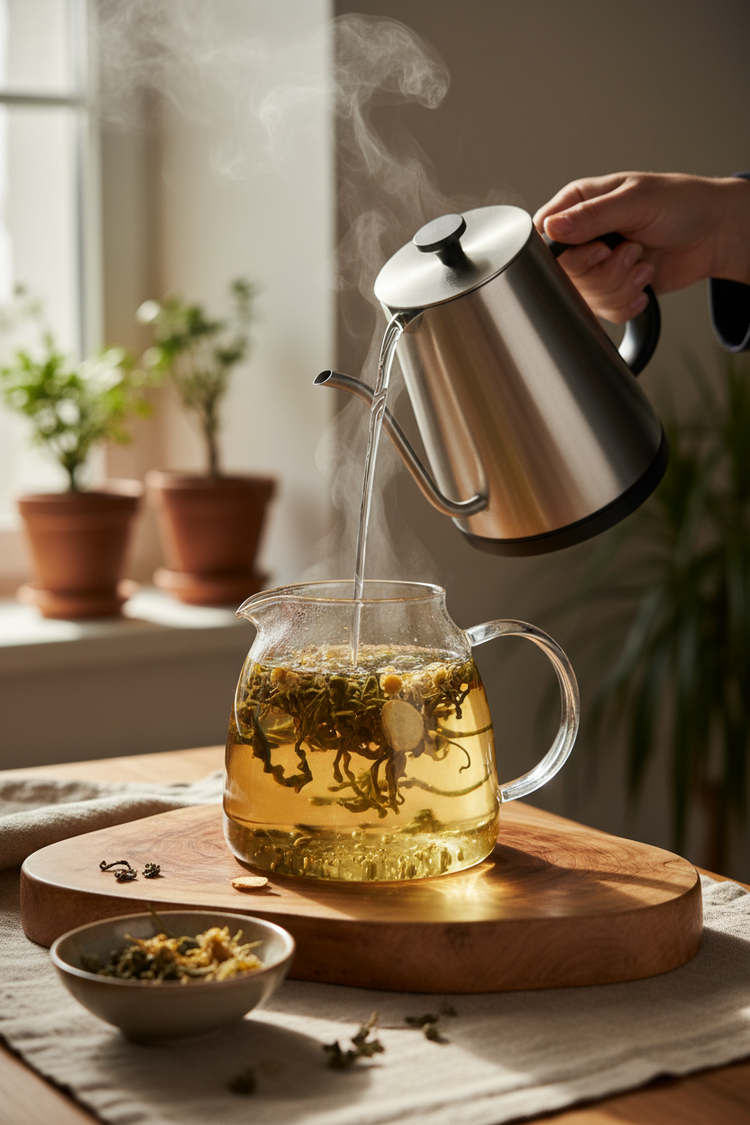 
                    
                      Pouring tea ceremony
                    
                  