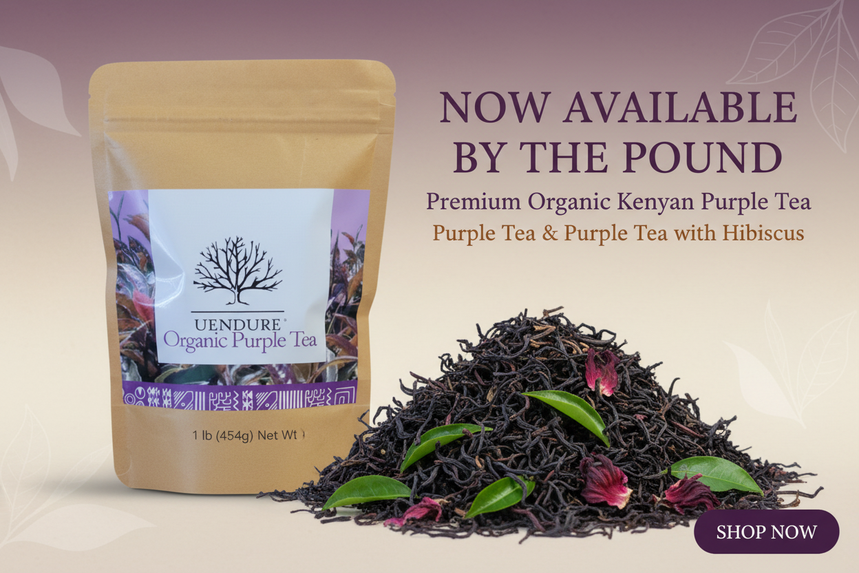 Kenyan Purple Tea | Organic Loose Leaf | 50g, 100g and 1lb packages