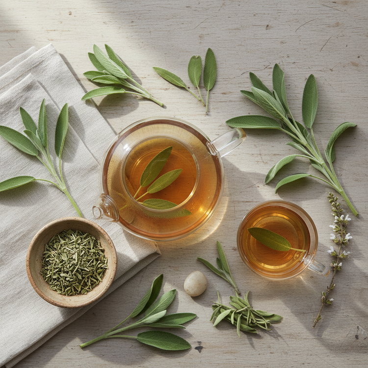
                    
                      Sage Tea Flat Lay
                    
                  
