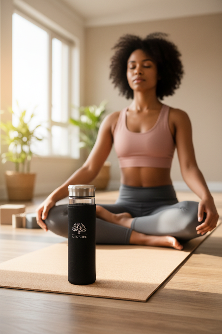 
                    
                      UENDURE Tea Infuser Bottle - Yoga with Black Sleeve
                    
                  