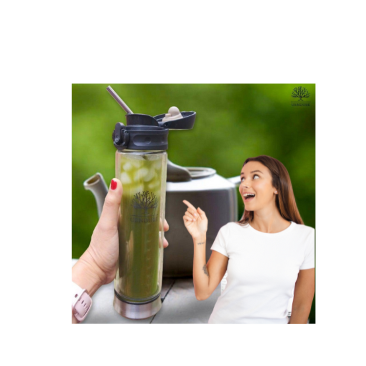 
                    
                      woman smoothie in bottle
                    
                  