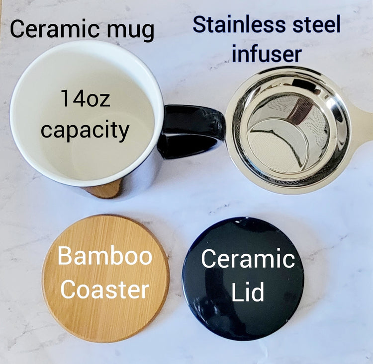 
                    
                      Ceramic Tea Infuser Mug
                    
                  