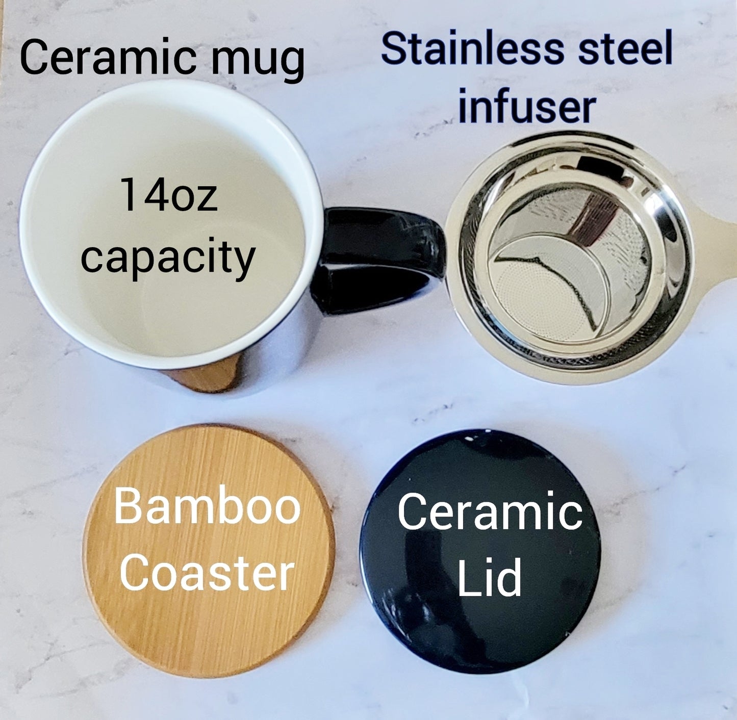 
                  
                    Ceramic Tea Infuser Mug
                  
                