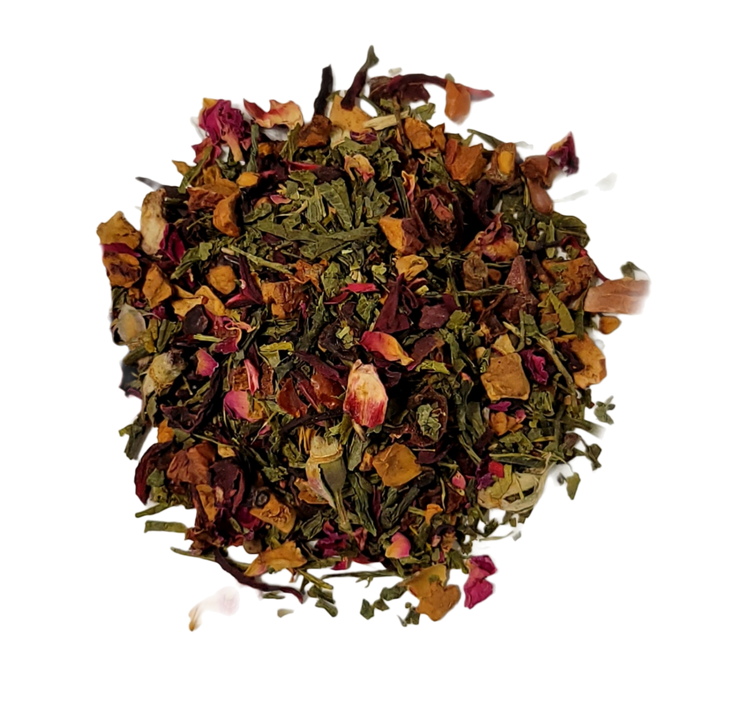
                    
                      Organic Wild  Raspberry Rose Green Tea Raspberry Green Tea
                    
                  